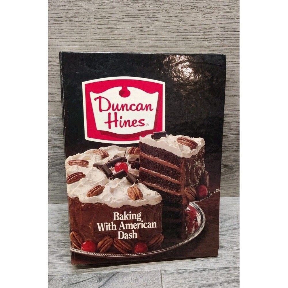 Vintage 1982 Duncan Hines Baking With American Dash 3 Ring Binder Cookbook